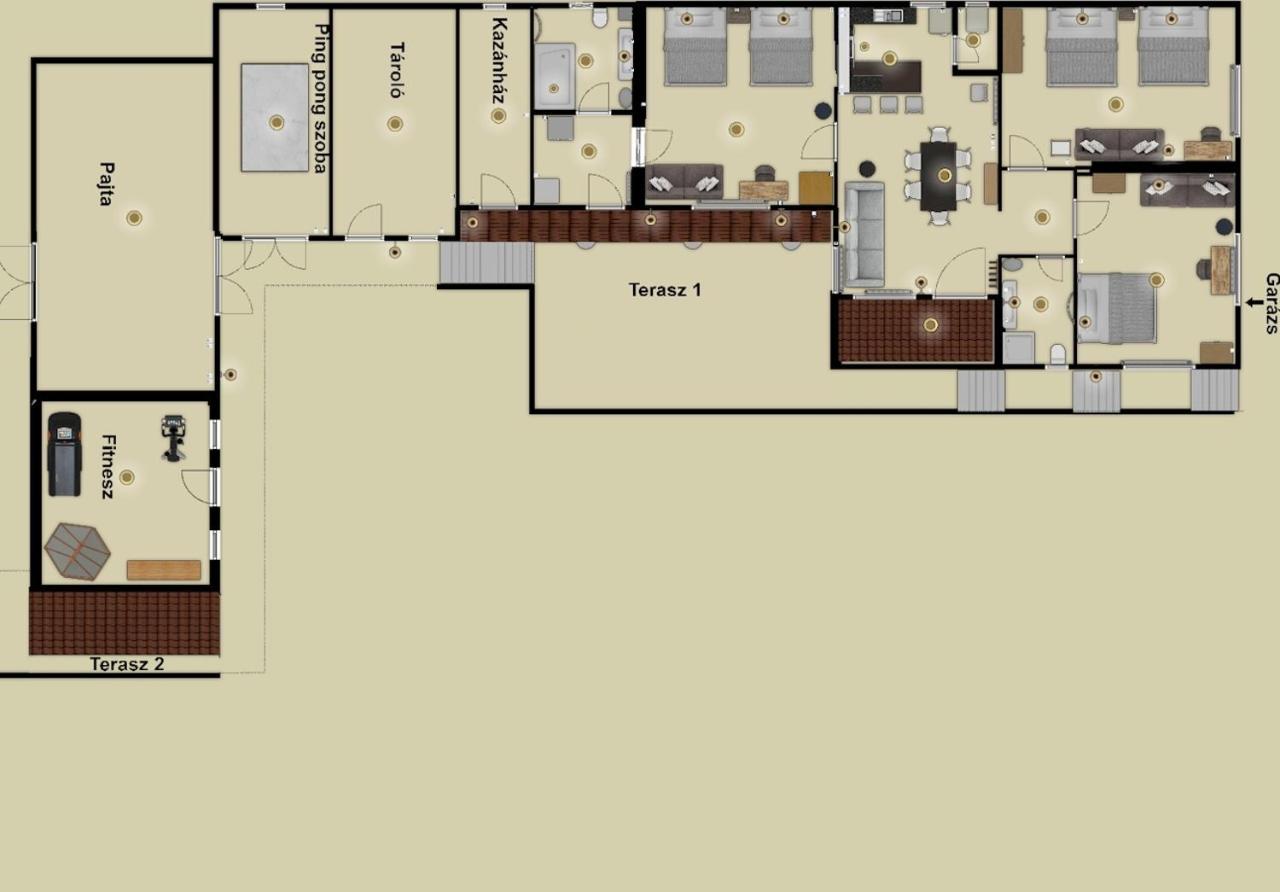 Guest House Magyarlukafa 外观 照片